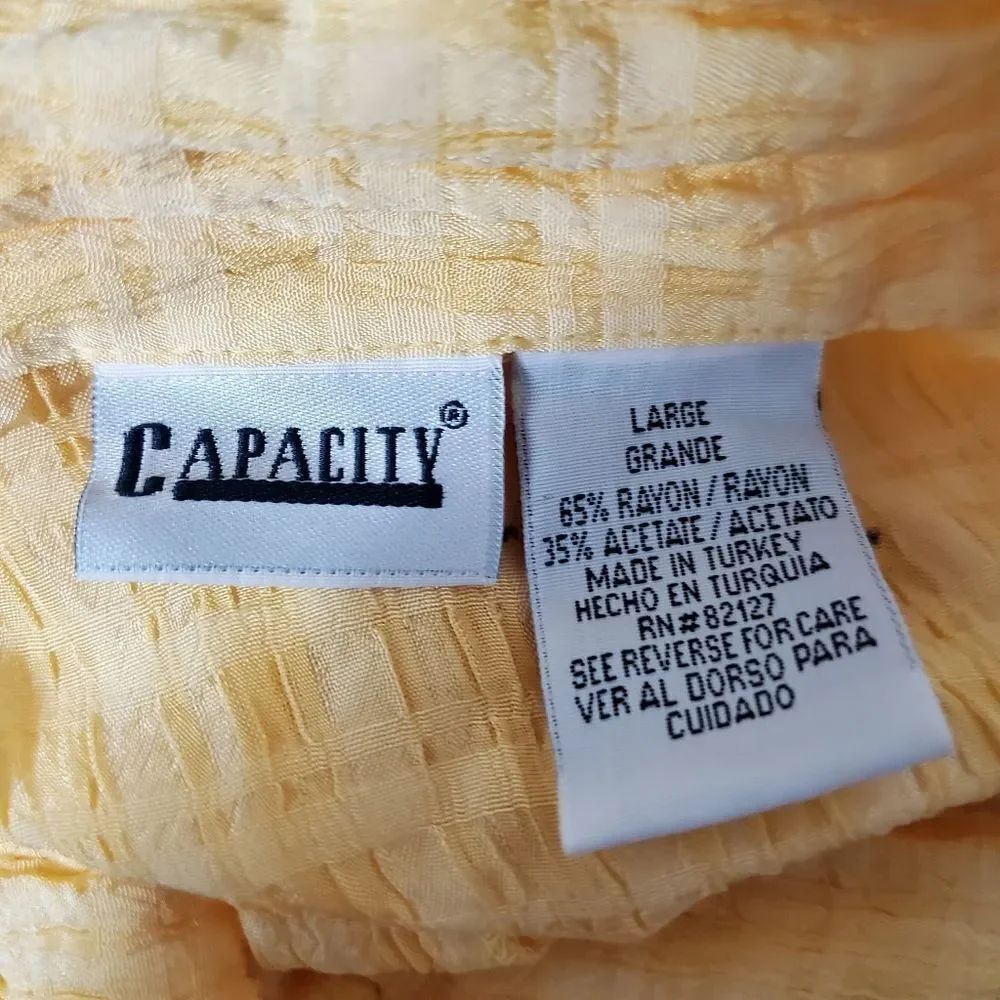 Capacity yellow blouse - Picture 2 of 4